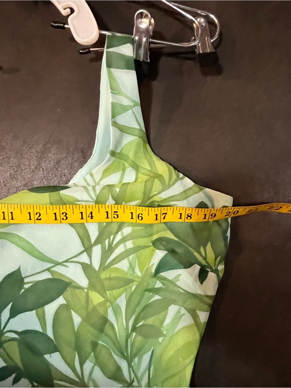 Ann Taylor Y2K 100% Silk Lined Sleeveless Green Leaf Print Maxi Dress Boho 10 - Picture 9 of 11